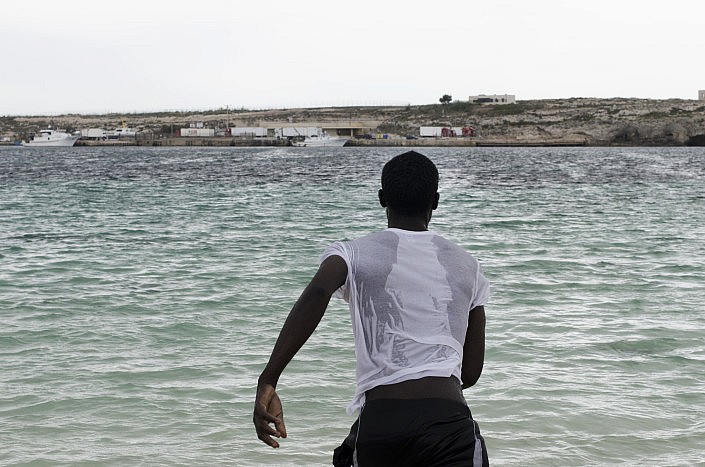 Lampedusa. The island of hope.